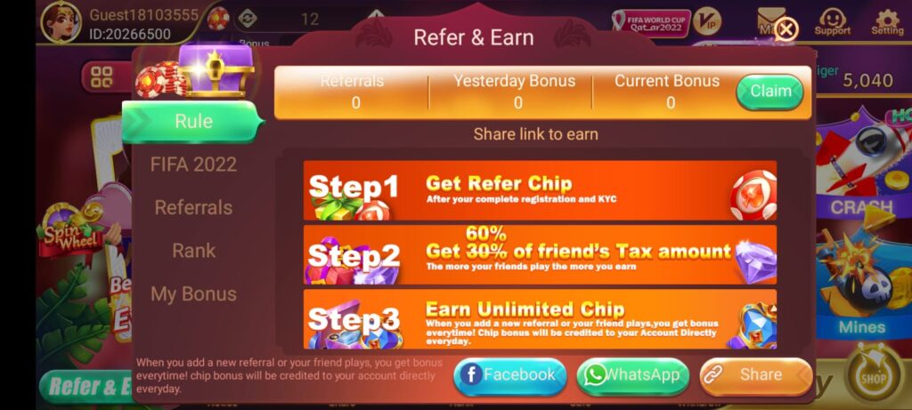 teen patti joy refer and earn